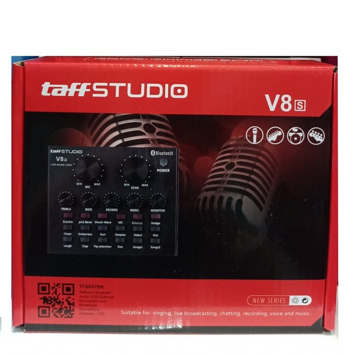 Diskon Soundcard V8S Mixer Sound Card V8S Mixer Audio Usb External