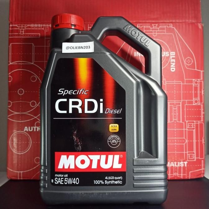 Motul CRDI Diesel 5w40 kemasan 4 liter