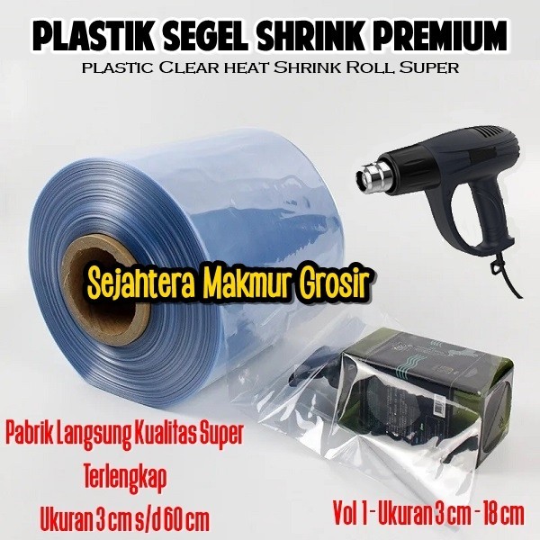 

Plastik Shrink Segel Meteran /Plastik Seal Tutup Toples Botol Box 9cm