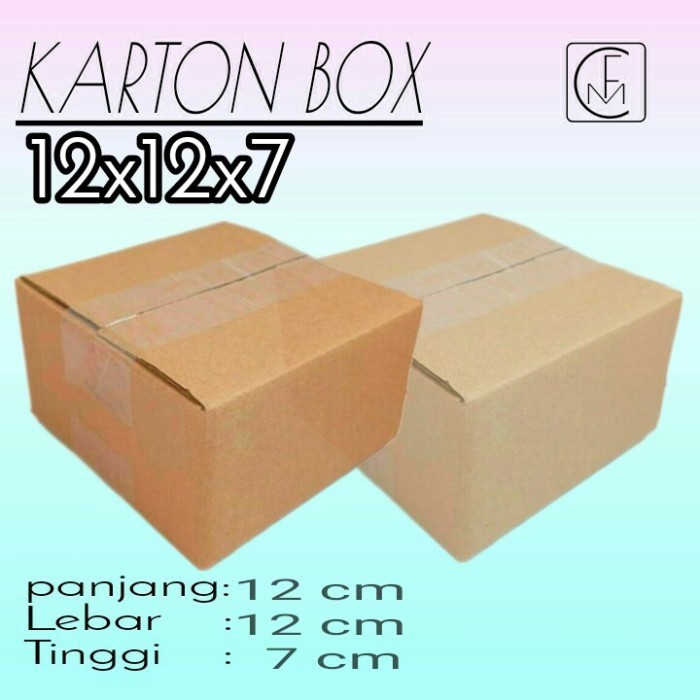 

kardus packing UK 12x12x7 kardus polos