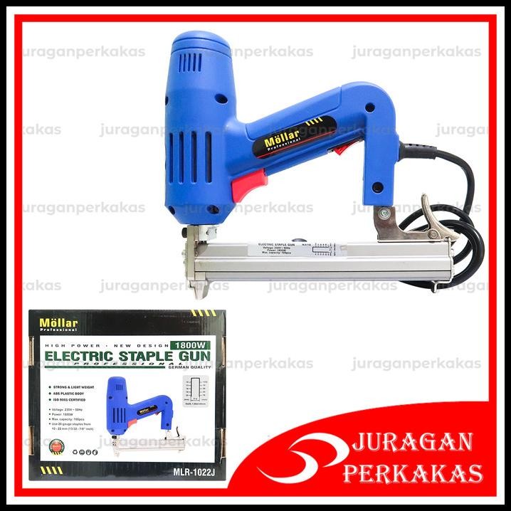 

GRATIS ONGKIR MOLLAR ESTGF1022 MESIN STAPLES TEMBAK LISTRIK ELECTRIC NAILER GUN PAKU !!!