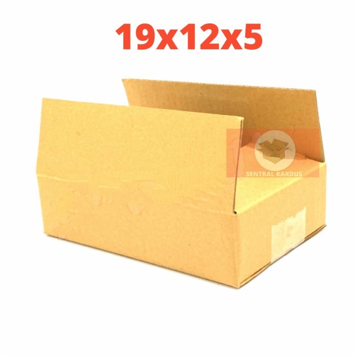 

Kardus Packing 19x12x5 Single wall Polos