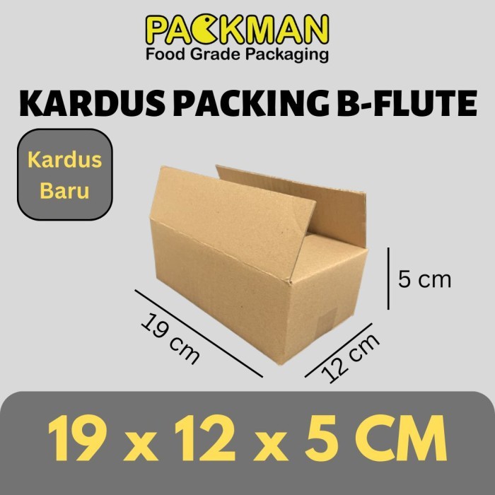 

KARDUS PACKING 19x12x5 cm / BOX KARTON CORUGATED B-FLUTE / PACKING ONL