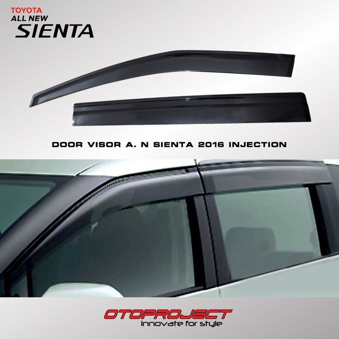 Talang air Side Visor Premium Toyota Sienta Injection