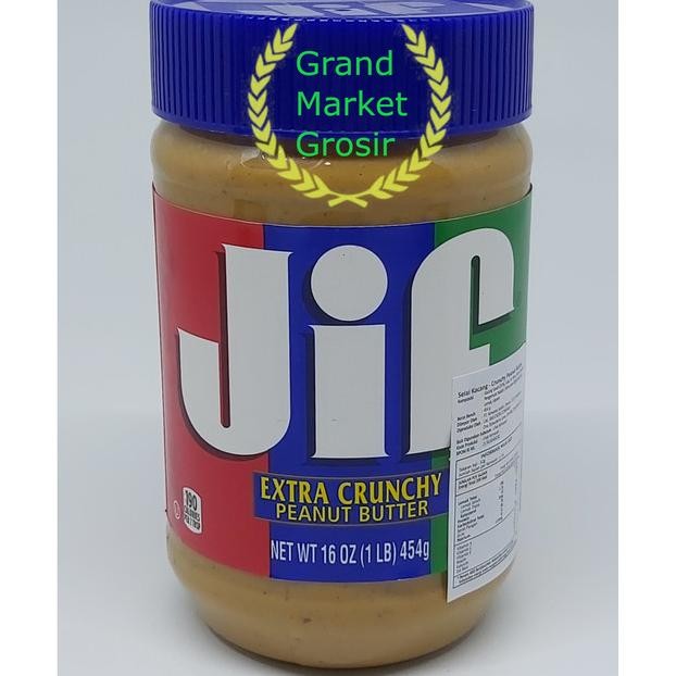 

Jif Peanut Butter Selai Kacang 454 G Usa