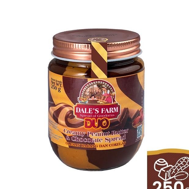 

Dale'S Farm Duo Peanut Butter & Chocolate 250G - Selai Kacang