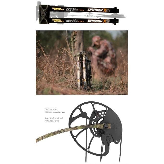 Busur Panah Sanlida Dragon X8 Compound Bow TEB