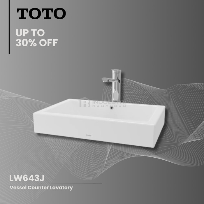 Wastafel TOTO LW 643 J / Wastafel Meja TOTO (Body Only)