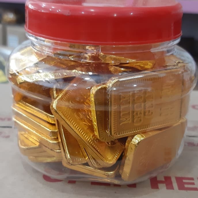 Julie - Coklat Emas Batangan, Coklat Emas Toples 250Gr