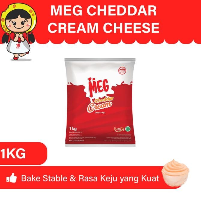 

PROMO MEG Cheddar Cream Keju 1 Kg