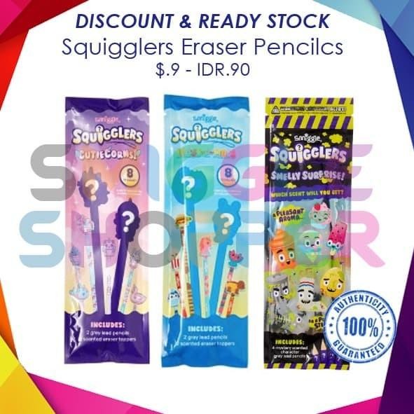 

Smiggle Ori Squigglers Erase Pencils Pack
