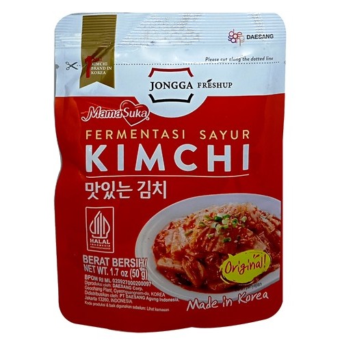 

S12620 KIMCHI JONGGA ORIGINAL 50GR SACHET MAJU BERSAMA