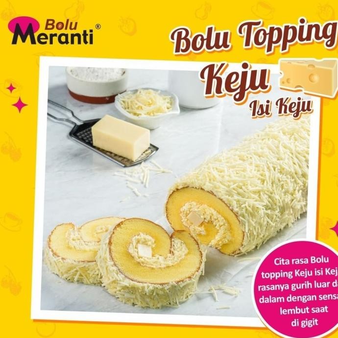 

PROMO BOLU MERANTI TOPPING KEJU
