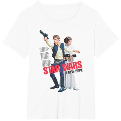 Kaos Poster Vintage Star Wars Han Solo Princess Leia A New Hope |qjBLz4aQ|
