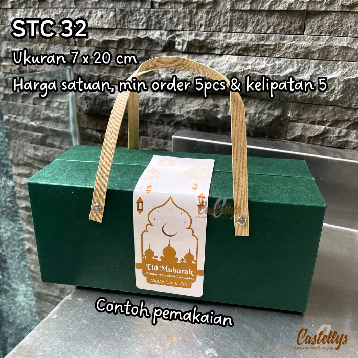 

BEBAS ONGKIR - Sticker Stiker STC 32 Kotak Kue Hiasan Hampers Lebaran Idul Fitri
