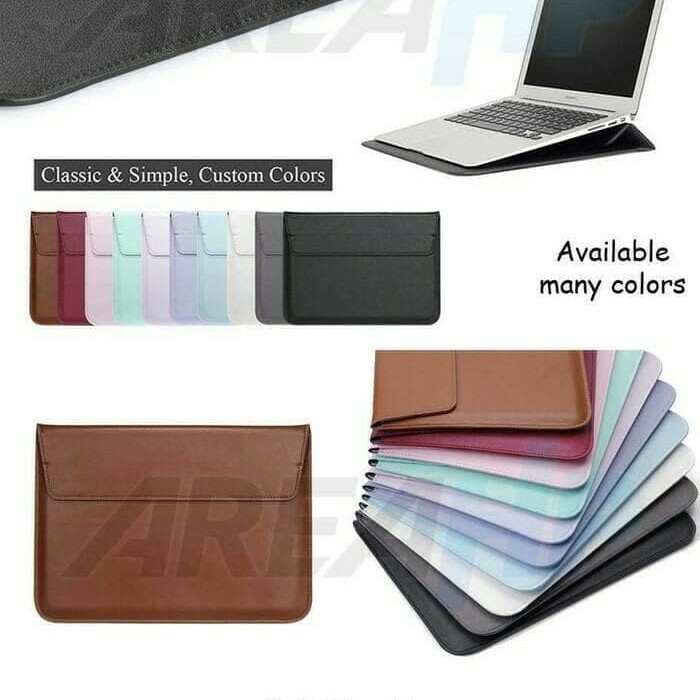 Tersedia Tas Macbook Air 11 12 Inch Sleeve Tas Leather Case Kulit Cover Laptop