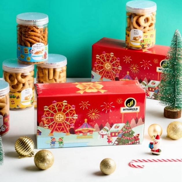 

Hampers Natal Dan Tahun Baru Isi Snack 3 Toples By Dutasnack.Id Siap Kirim