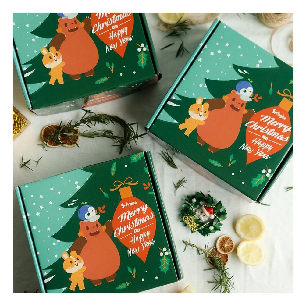 

Springlee Christmas Hampers Silver/ Parcel Natal Dan Tahun Baru Stok Baru