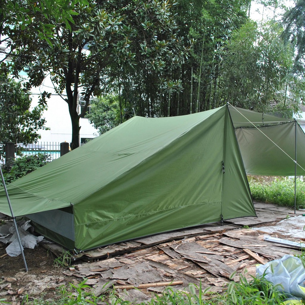 outdoor ultralight camping tent (no poles) 4 person tent sun shelter,czx-503 4 person a- frame shelt