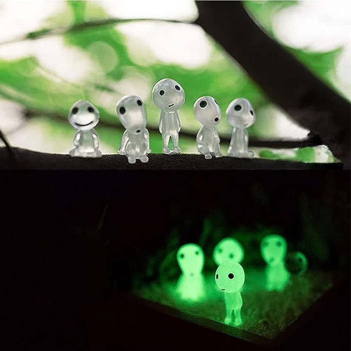 Princess Mononoke ghibli spirit tree Kodama statue figure