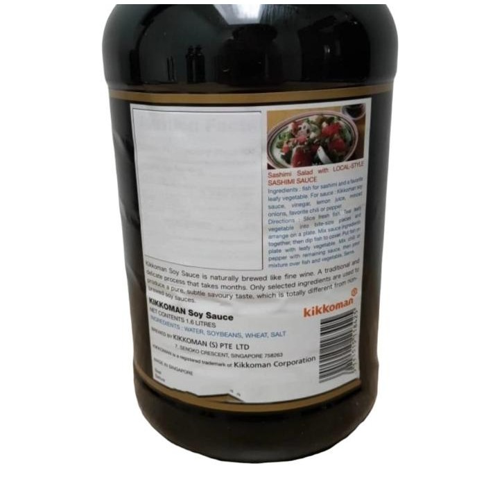 

Kikkoman Shoyu Premium Soy Sauce 1.6L - Kecap Asin Jepang E82JA