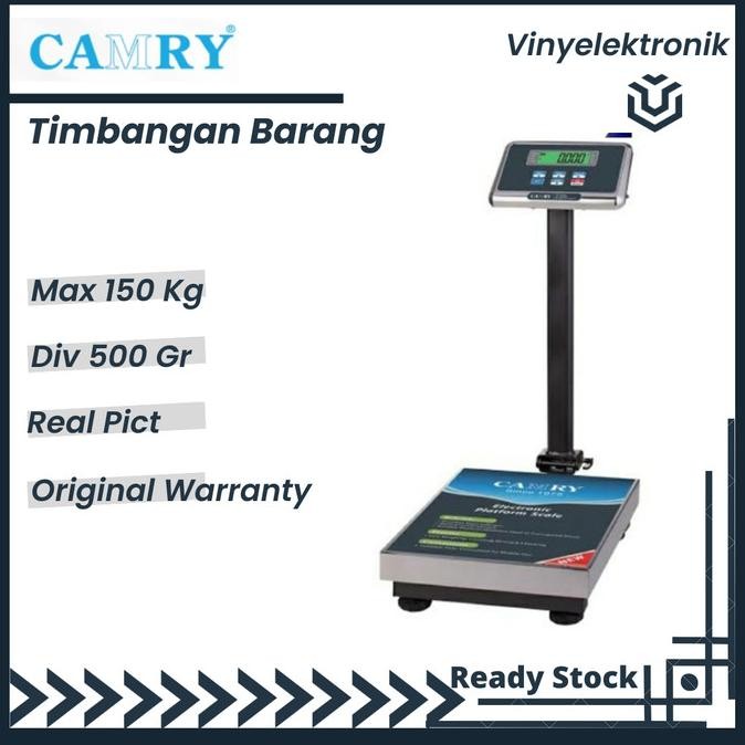 Timbangan Barang Digital 150kg Duduk / Timbangan Lantai Camry 150 kg