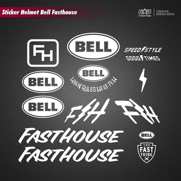 Sticker Helm Bell Set Fasthouse