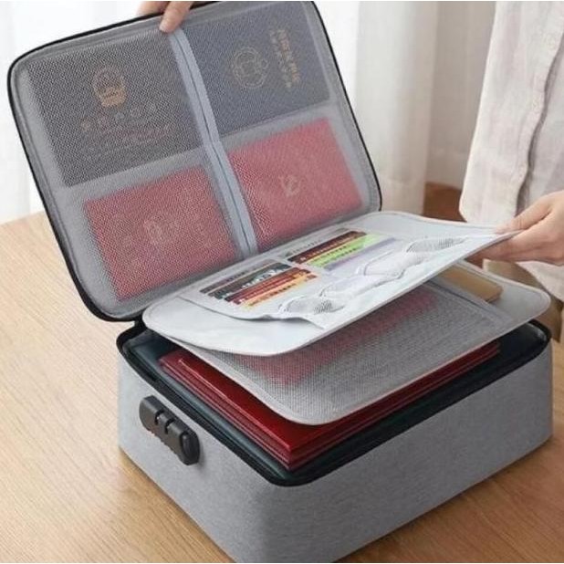 

DIJUAL MURAH TAS DOKUMEN TEMPAT PENYIMPANAN FILE PASPORT TRAVEL BAG STORAGE BOX TERLARIS