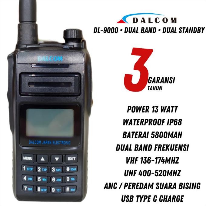 HT Dalcom DL-9000 Waterproof IP68 Dual Band