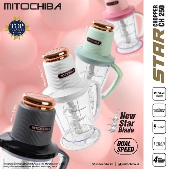 {{{{}}] CHOPPER BLENDER MITOCHIBA CH250 CHOPPER MITOCHIBA CH 250 KAPASITAS 2L