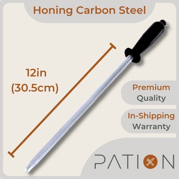 MURAH Honing Steel Tongkat Stik Asahan Pisau Sharpening Carbon Stick