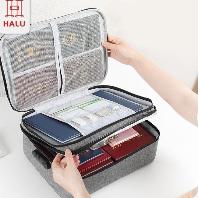 

|EPIC| HALU TAS DOKUMEN STORAGE BOX ANTI AIR TEMPAT PENYIMPANAN FILE