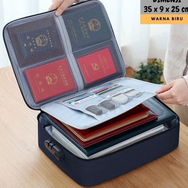 

ATKQ DOCUMENT STORAGE BAG / TAS PENYIMPANAN DOKUMEN 3 DIT PASWORD