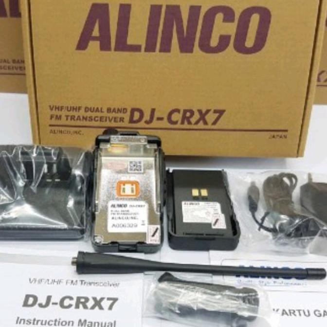 HT ALINCO DJ-CRX7 DUALBAND - HT ALINCO DJ CRX 7 VHF / UHF ORIGINAL