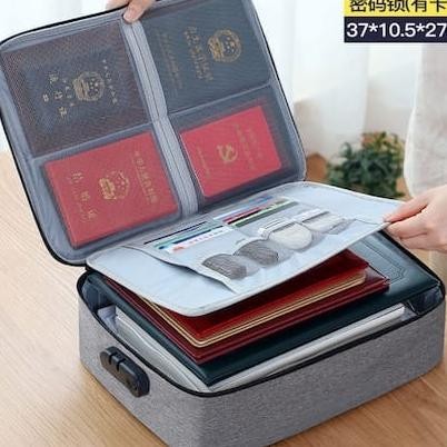 

[READY] TAS DOKUMEN TEMPAT PENYIMPANAN FILE TRAVEL BAG STORAGE BOX -