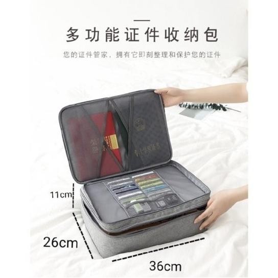 

TAS DOKUMEN ANTI AIR STORAGE BOX FILE 3 DIGIT PASSWORD TRAVEL BAG LOC