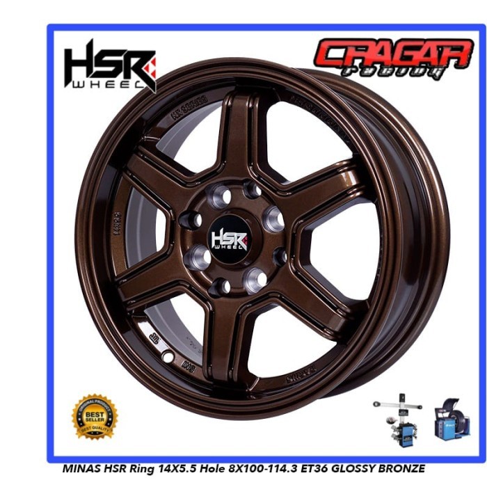 Velg Mobil Ring 14 hingga Ring 22 HSR Wheel - HSR500