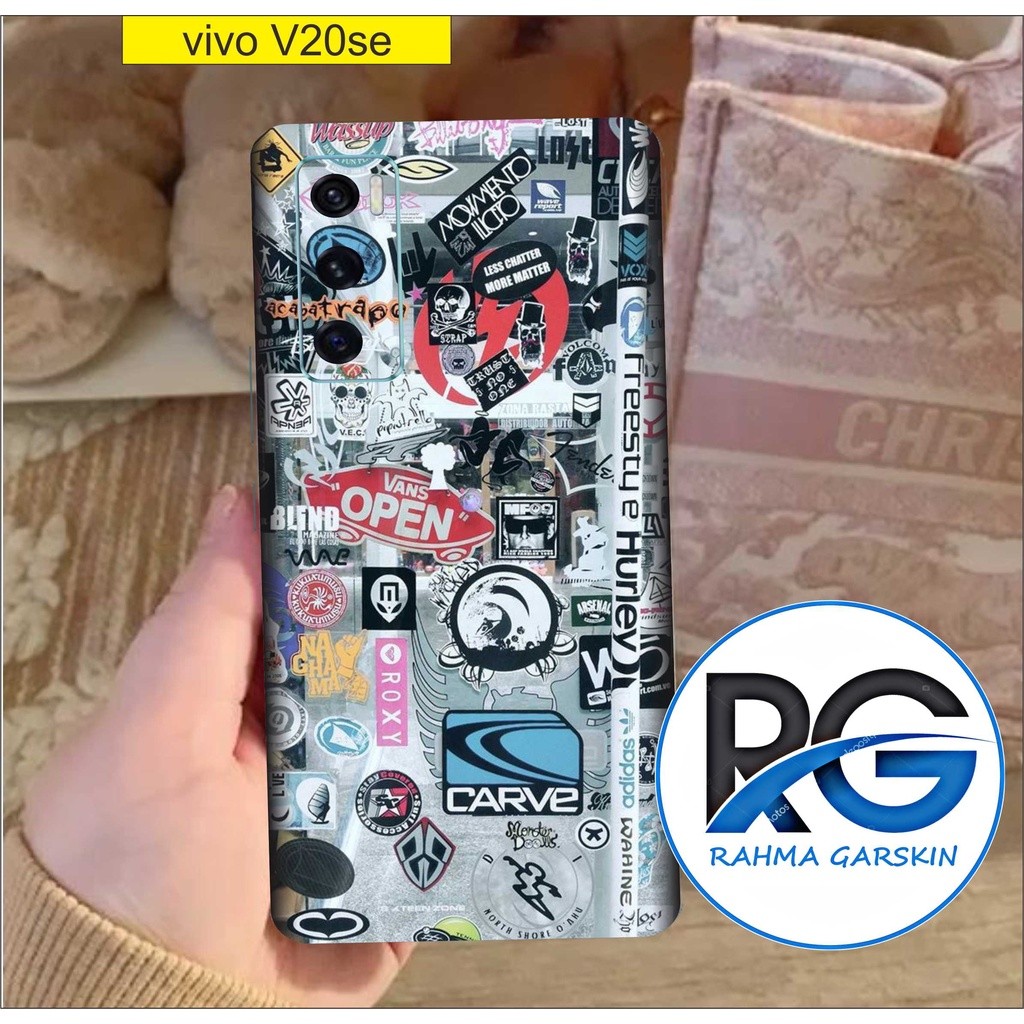 *Promo* Vivo V20 Vynyl Wrap Stiker Garskin Case Custom Order