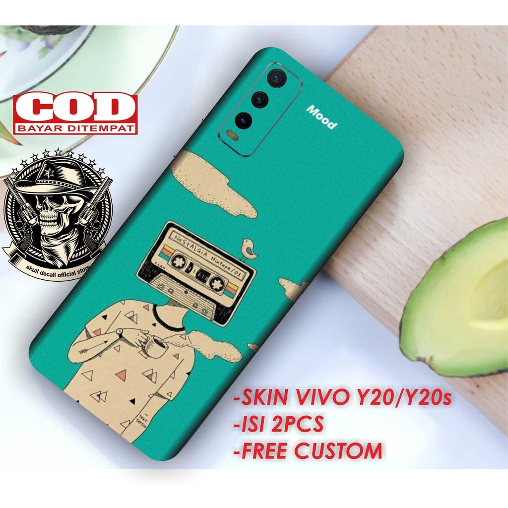 *Promo* Vivo Y20 Vynyl Wrap Stiker Garskin Case Custom Order