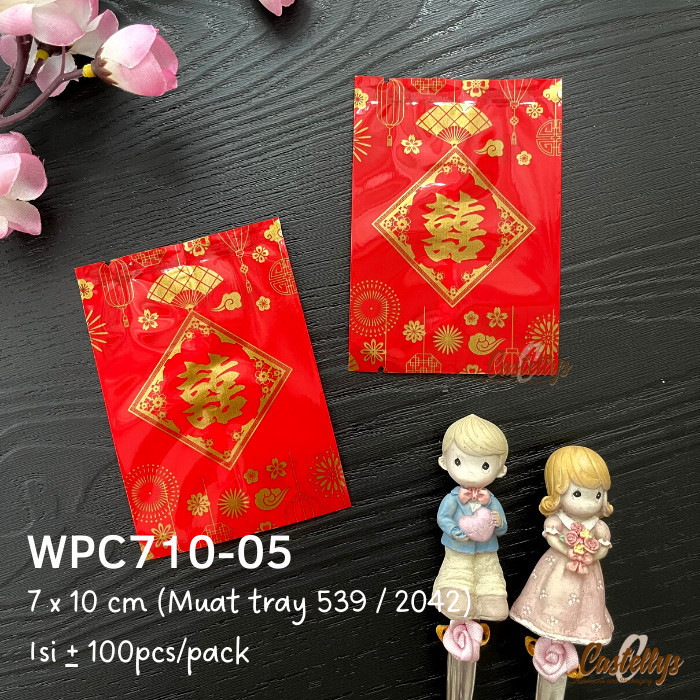 

TERBARU - Plastik Cookies Shuangxi Wedding WPC 710-05 Kue Kering Hampers Sangjit