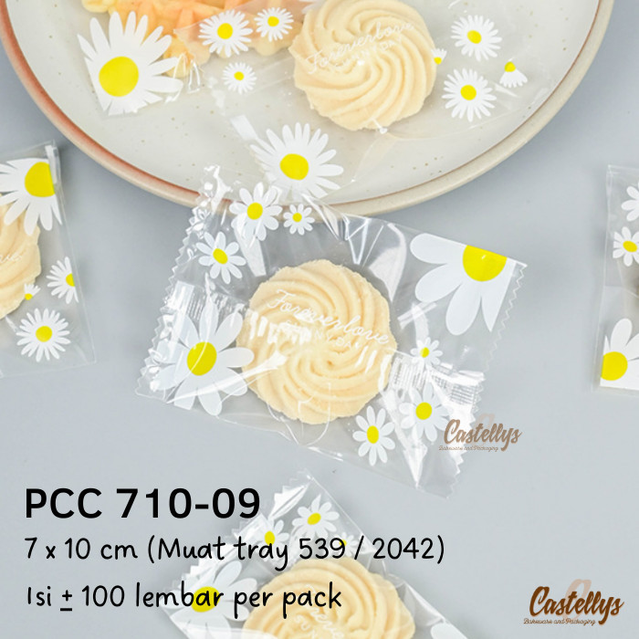 

Plastik Cookies PCC 710-09 Daisy Kue Kering Nastar Nougat Snack Permen