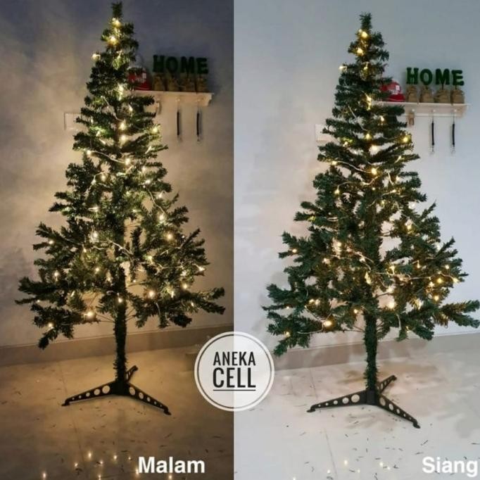 [180Cm] Pohon Natal Christmas Tree Besar Pohon Cemara Daun Jarum