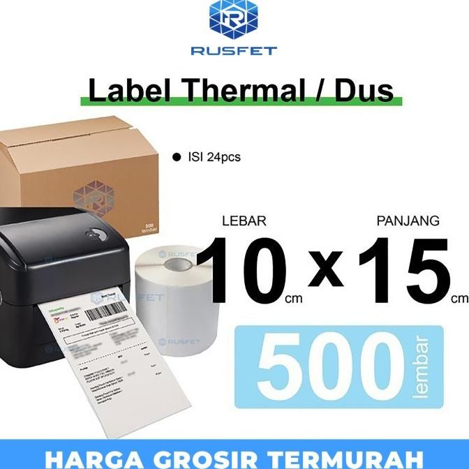 

Label Thermal Sticker Kertas Printer Resi Stiker Barcode Pos Dus