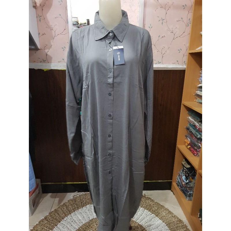 super sale long tunik polos nevada