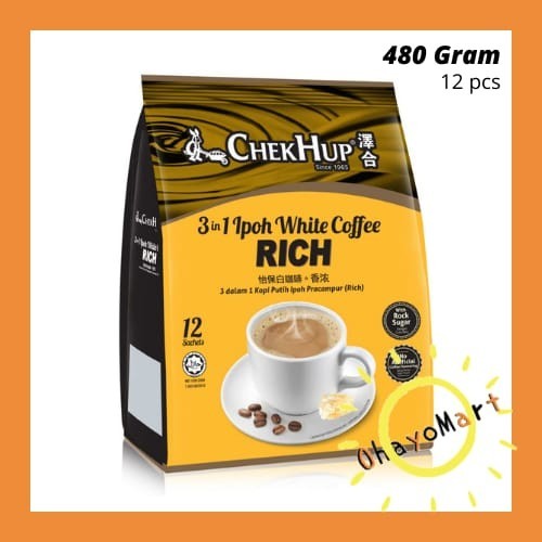 

Diskon Chekhup White Coffee King/ Chek Hup King/ Instant Coffee 600G