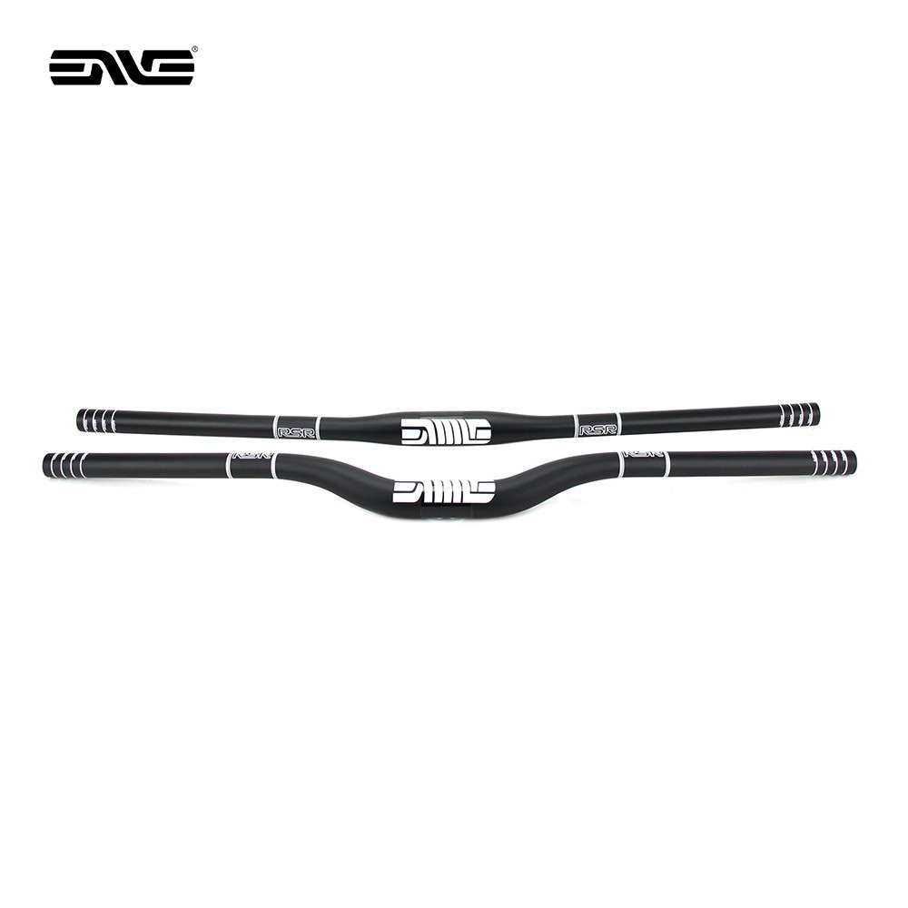 Kustomisasi OEM Merek ENVE UD Matte Full Carbon Fiber Handlebar Stiker Logo Putih untuk Stang Sepeda