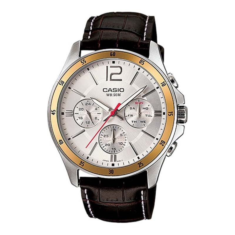 CASIO ORIGINAL MTP-1374L-7A MTP 1374L 7A 1374L MTP1374 JAM TANGAN PRIA CT KL B083