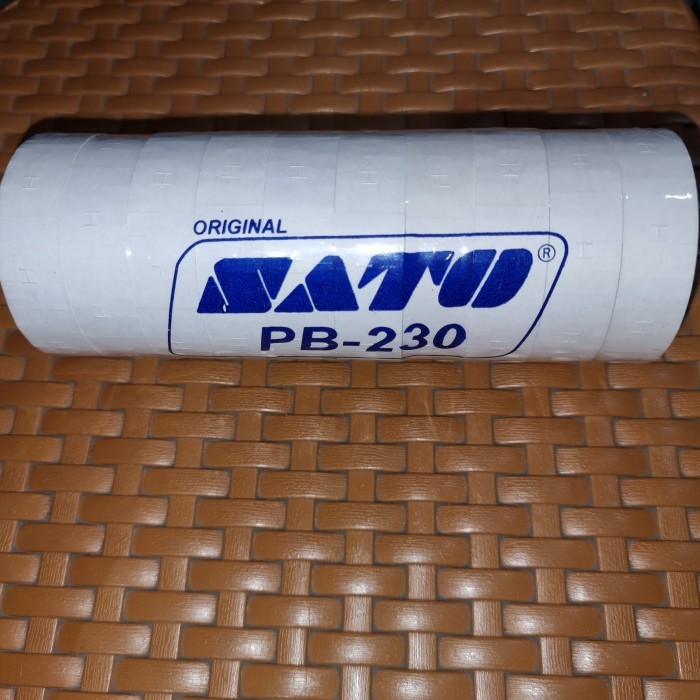 

BEBAS ONGKIR - Price Label / Label Harga Sato PB-230 / Kertas Hand Label