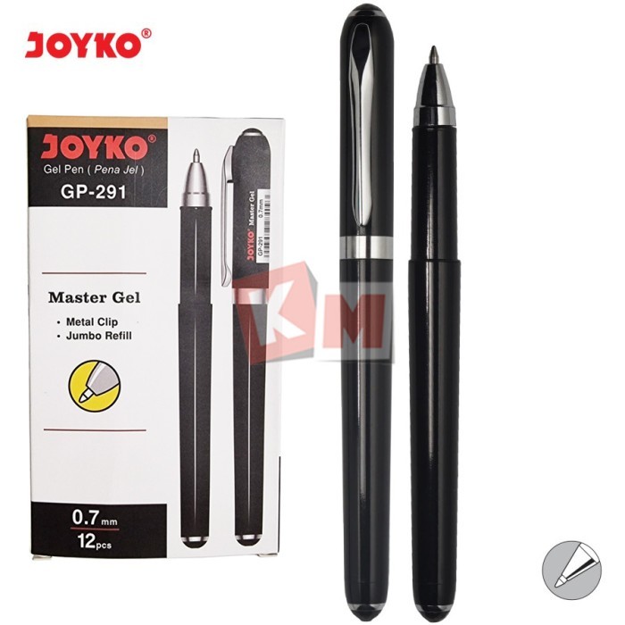 

TERMURAH - Gel Pen Pulpen Ballpoint Joyko GP-291 0.7 mm Master Gel GP291 12 Pcs