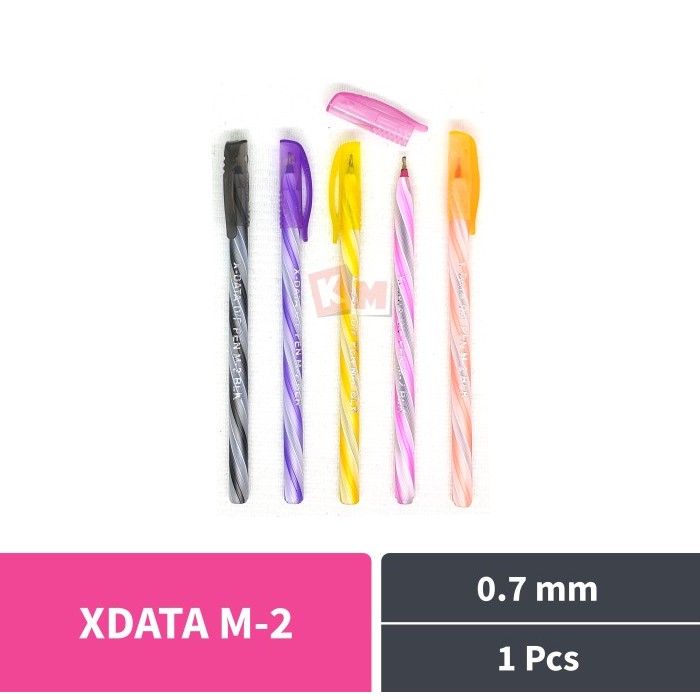 Pulpen Ballpoint Pena Pen XData X Data M-2 M2 Hitam 0.7 mm 1 Pcs